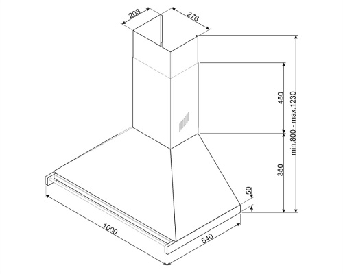 Вытяжка Smeg KD100HXE