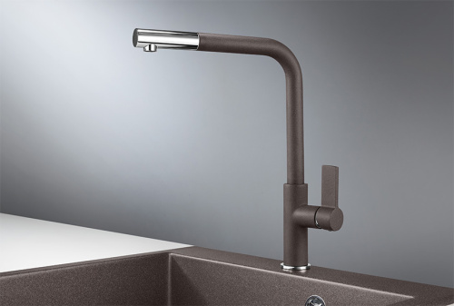 Смеситель для кухни Granula GR-2501, эспрессо