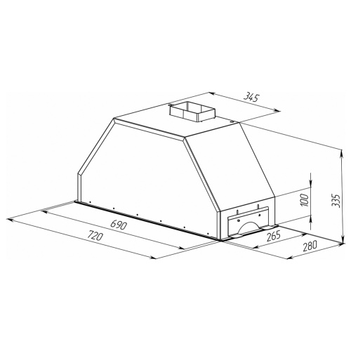 Вытяжка Zigmund & Shtain K 014.7 W