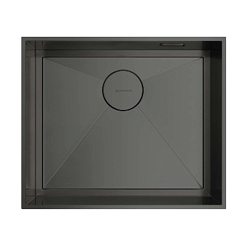 Мойка Omoikiri Kasen 53-26-INT-GM нерж. сталь/вороненая сталь