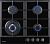 Газовая панель Weissgauff HGG 641 BGh