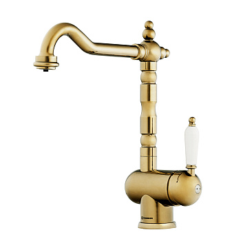 Смеситель Omoikiri Kyoto 2 Plus-AB-022 латунь/античная латунь