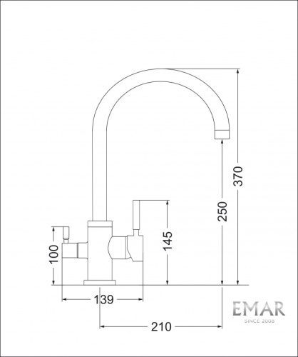 Смеситель Emar  ЕС - 3007