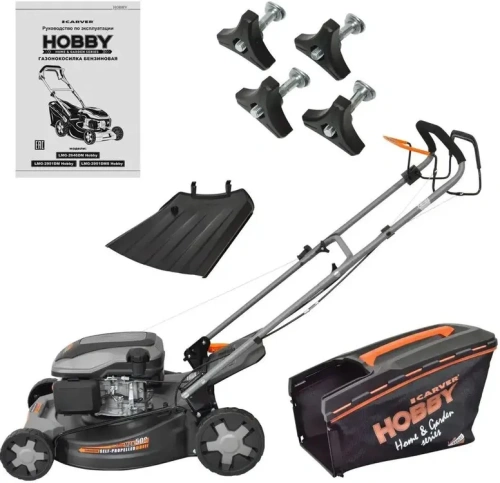 Газонокосилка бензиновая CARVER LMG-2951DMS HOBBY