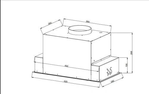 Встраиваемая вытяжка Jacky's JV BB684
