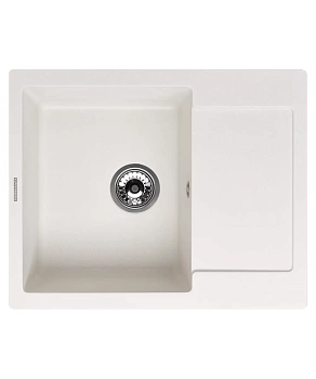 Кухонная мойка Kuppersberg MODENA 1B1D WHITE ALABASTER