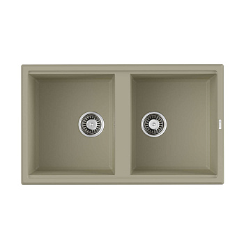 Мойка Omoikiri Tedori 86-2-BE Tetogranit/ваниль