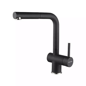 Смеситель для кухни Paulmark DOSSE, черный, Do214418-BLM