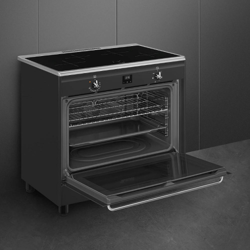 Варочный центр 90х60 см Smeg Concerto CG90IANT9 черный