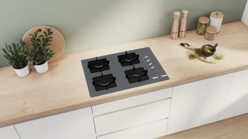 Газовая варочная поверхность Bosch POP7C9O12O