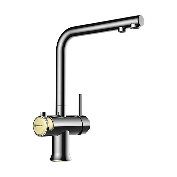 Смеситель Omoikiri Hotaru-CH-BE латунь/хром/ваниль