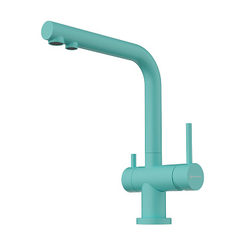 Смеситель Omoikiri Nagano-AZ латунь/azur blue