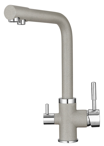 Смеситель для кухни Granula GR-2015, базальт