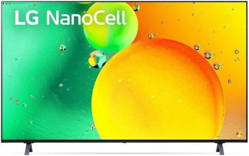 50" Телевизор LG 50NANO756QA, черный