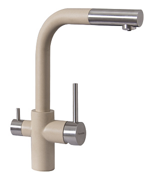 Кухонный смеситель Florentina Кристалл Шампань (для чистой воды)