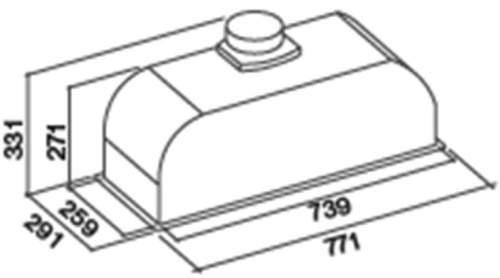 Вытяжка Falmec BUILT-IN 70 MAX BK