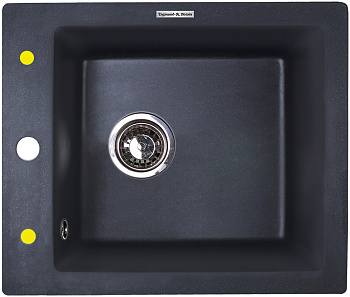 Кухонная мойка Zigmund & Shtain PLATZ 425 ТЕМН.СКАЛА