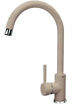 Кухонный смеситель Florentina ЮНА Песочный