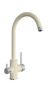 Кухонный смеситель Florentina Клио Шампань (для чистой воды)