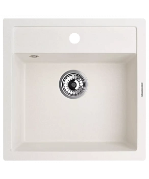 Кухонная мойка Kuppersberg MODENA 1B WHITE ALABAS.