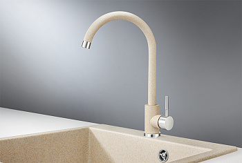 Смеситель для кухни Granula Стандарт ST-4031, бежевый