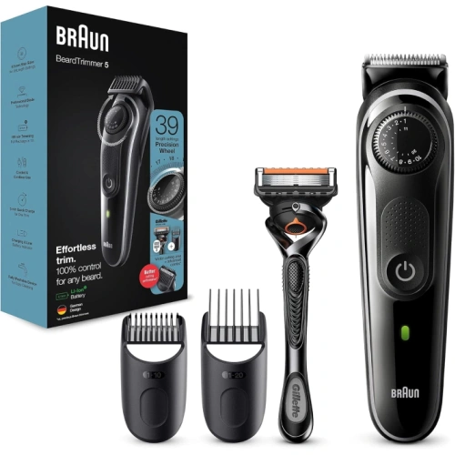 Триммер Braun BT5342 + Бритва Gillette