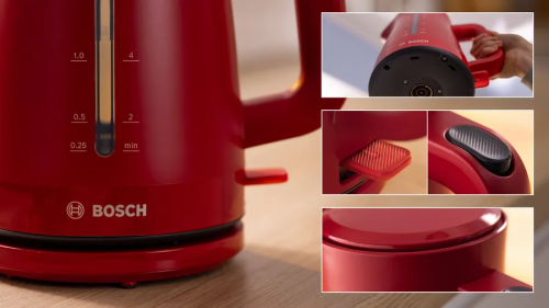 Электрический чайник Bosch TWK 3M124 (Красный)