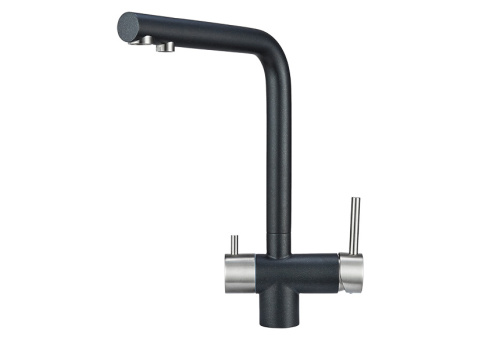 Смеситель для кухни Granula GR-2305, шварц