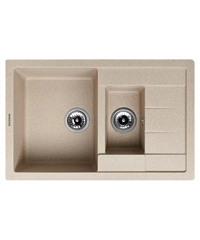 Кухонная мойка Kuppersberg MODENA 1,5B1D BEIGE