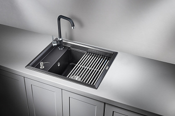 Кухонная мойка Granula Kitchen Space KS-6004, чёрный