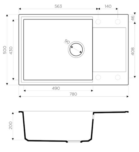 Мойка Omoikiri Sakaime 78-LB-EV