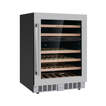 Винный шкаф встраиваемый Libhof Connoisseur CXD-46 Silver