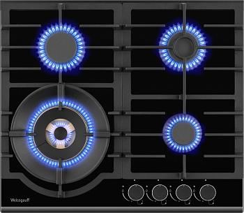 Газовая панель Weissgauff HGG 6441 BG Brass