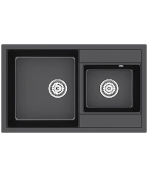 Кухонная мойка Kuppersberg MODENA 80 NL 1,5B DEEP BLACK