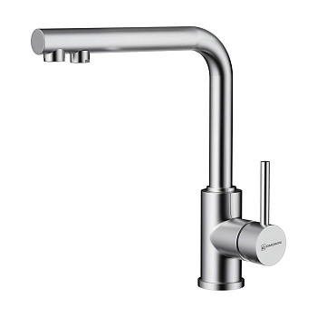 Смеситель Omoikiri Nakagawa 2 Plus-BN латунь/нержавеющая сталь