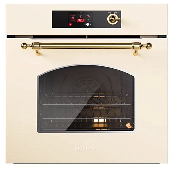 Духовой шкаф ILVE OV60-SNT3/AWB antiq.white (ручки бронза)