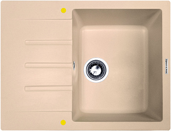 Кухонная мойка Zigmund & Shtain RECHTECK 645 ТОПЛ.МОЛОКО