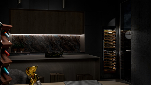 Винный шкаф встраиваемый Meyvel MV110-KST2 (Узкий)