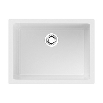 Мойка Omoikiri Okinoshima 61-U/I-WH Glossy Natceramic/белый глянцевый