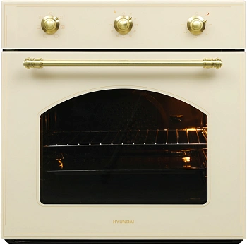 Духовой шкаф электрический Hyundai HEO 6634 BE стекло бежевое