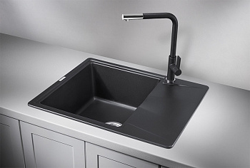 Кухонная мойка Granula Гранула GR-6201, шварц