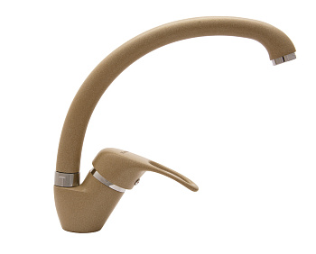 Кухонный смеситель Florentina Омега Бежевый