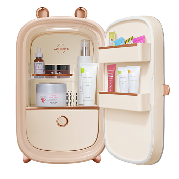Мини-холодильник для косметики Maunfeld MFF43W