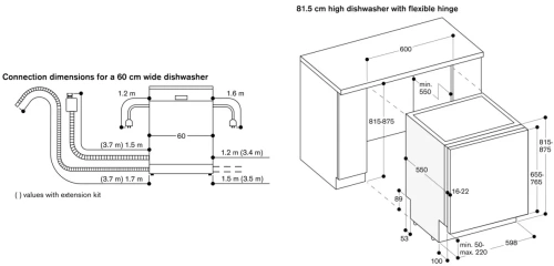 Встраиваемая посудомоечная машина Gaggenau DF480101F