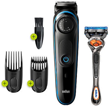 Триммер Braun BT3240 + Бритва Gillette