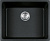 Врезная кухонная мойка 54 см, FRANKE KBG 110-50, оникс