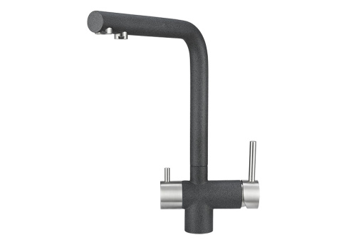 Смеситель для кухни Granula GR-2305, графит
