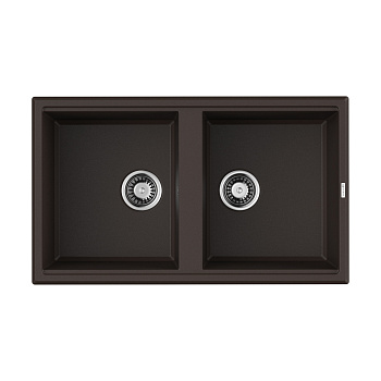Кухонная мойка Omoikiri Tedori 86-2-DC Tetogranit/темный шоколад