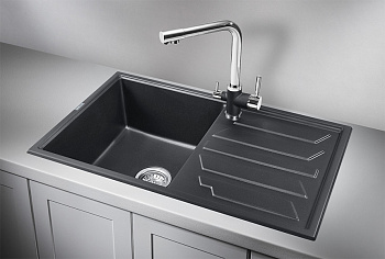Кухонная мойка Granula Гранула GR-8002, шварц