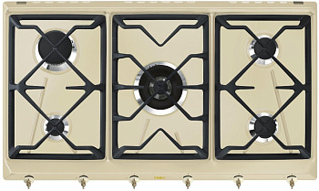 Газовая варочная панель Smeg SRV896AOGH